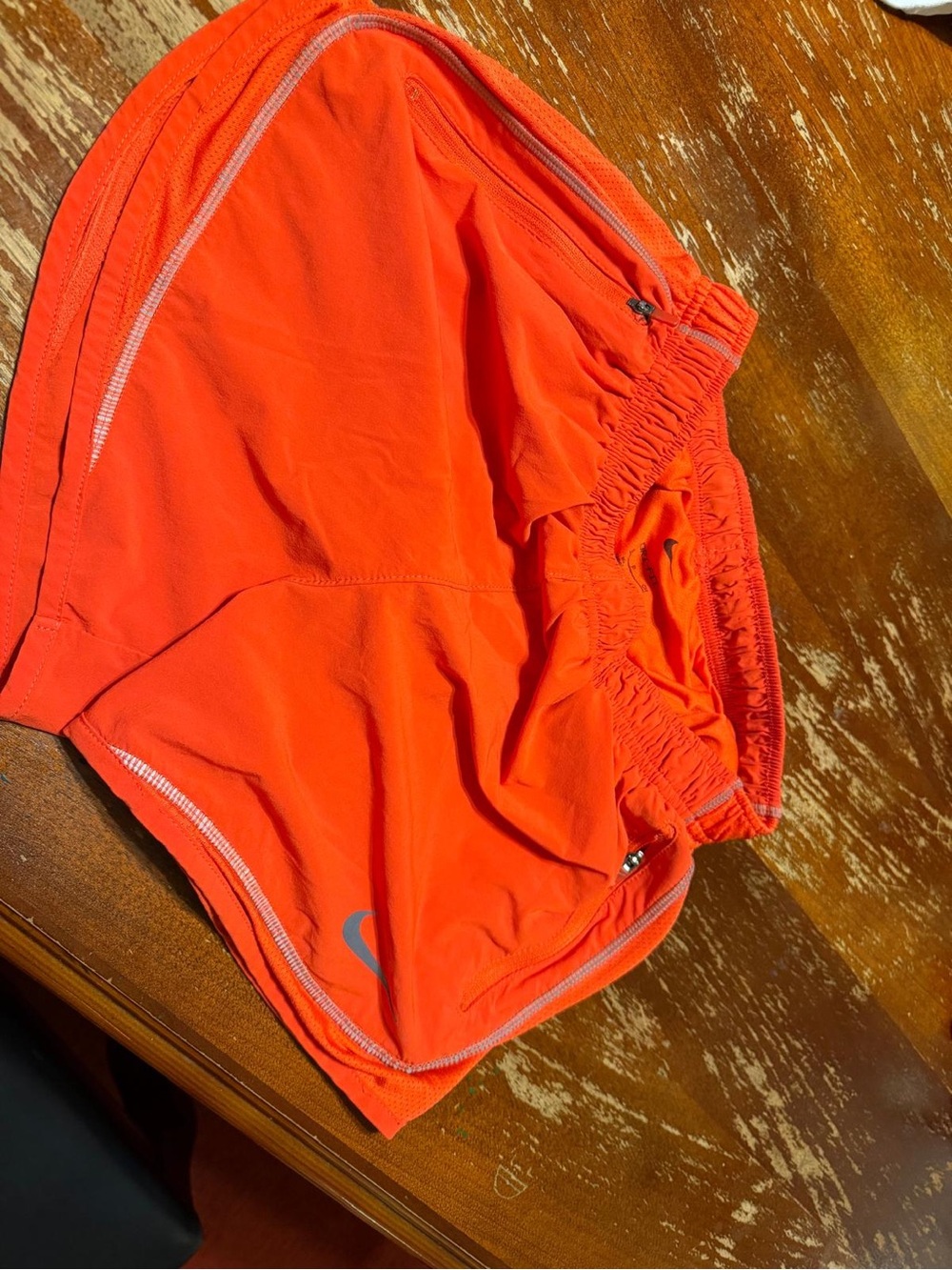 Nike Women’s Orange Athletic Running Shorts